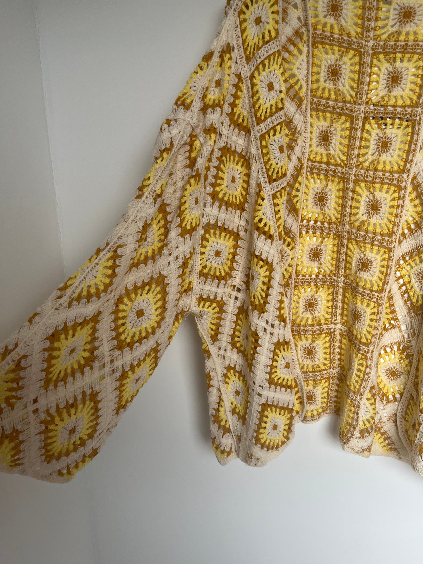 SALE Häkel Cardigan "Melinda" (gelb)