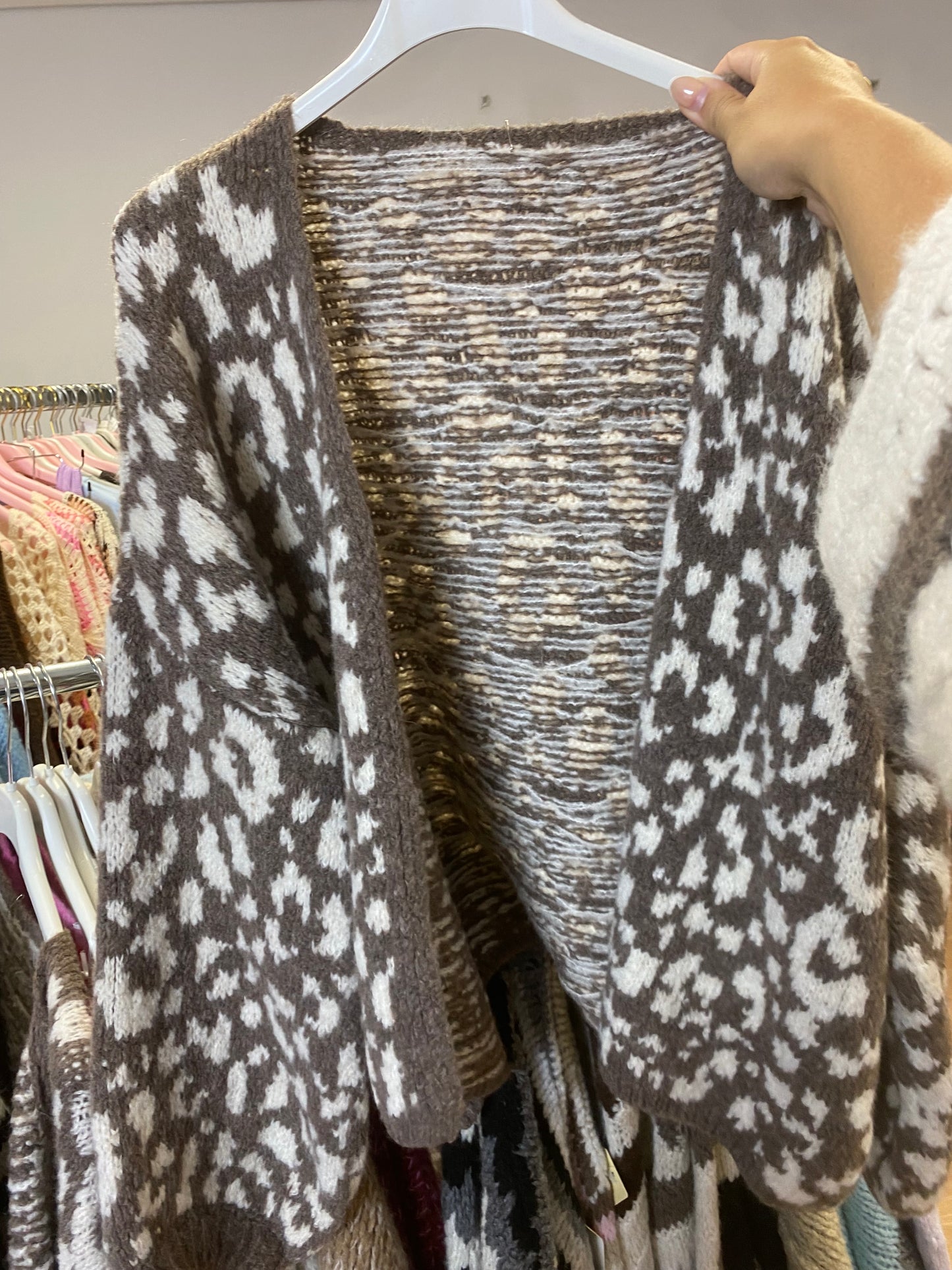 Cardigan "Leo Love" (braun)