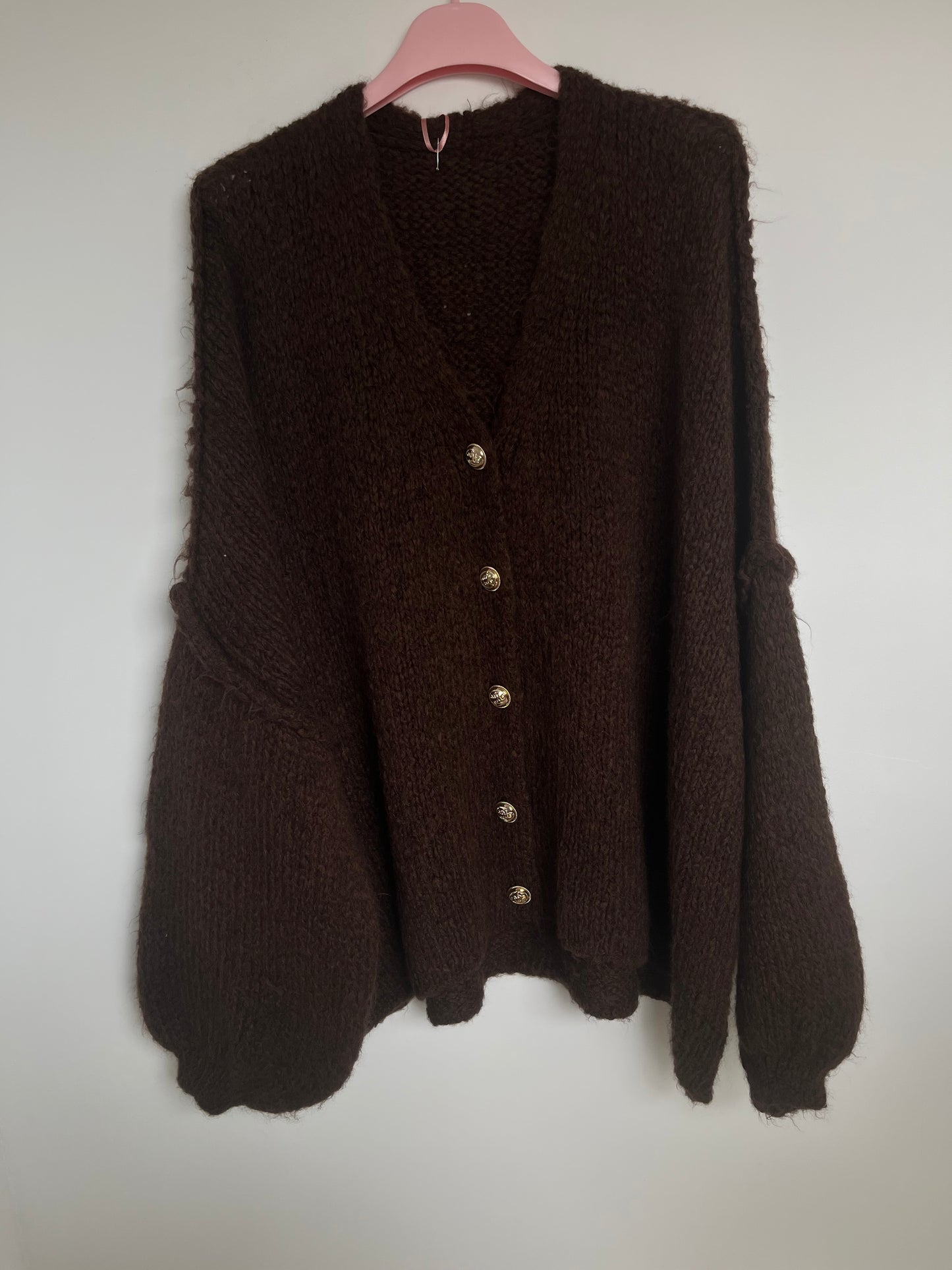 Cardigan "Feli" (schokobraun)