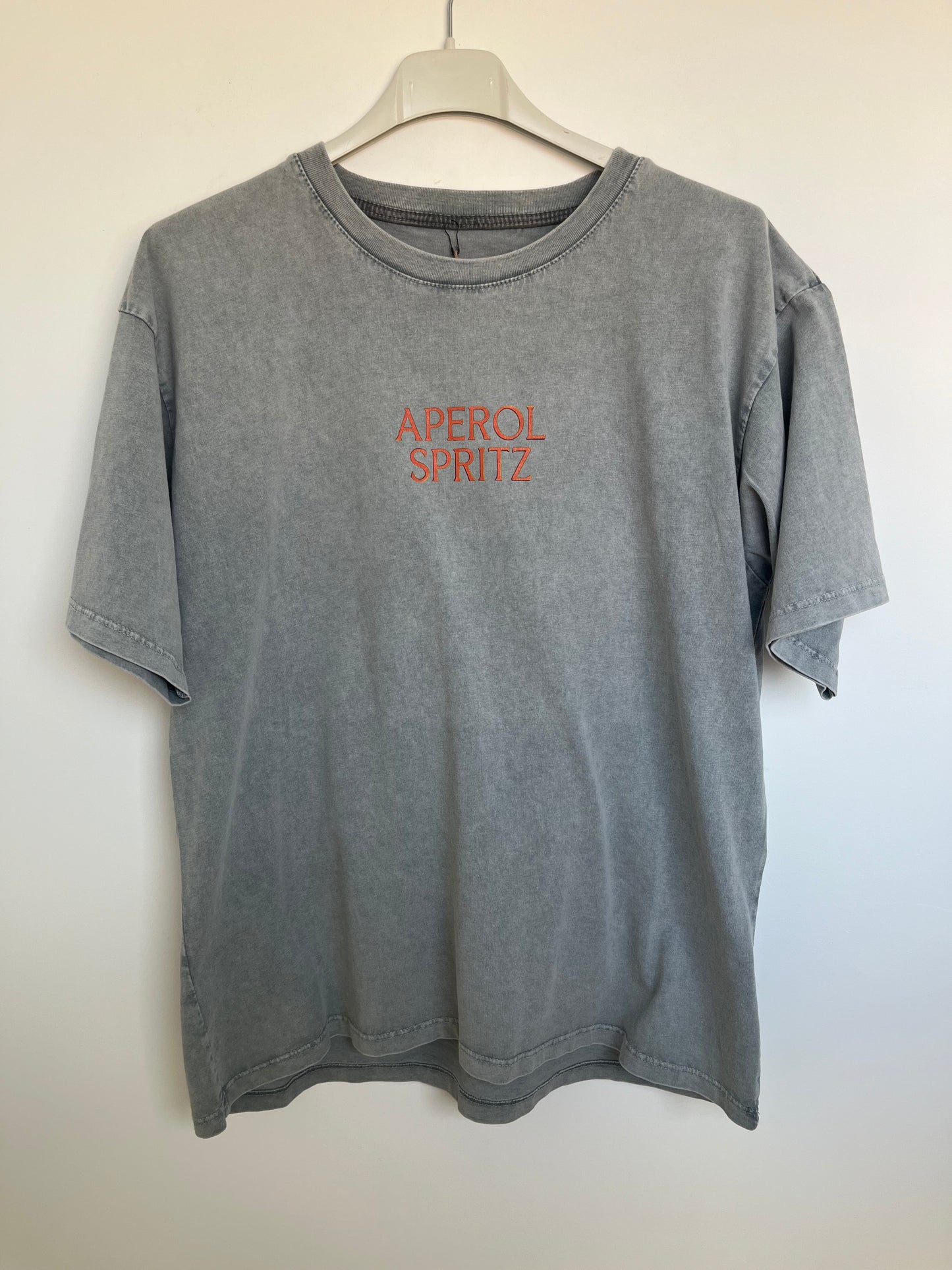 SALE T-Shirt "Aperol" (hellgrau)