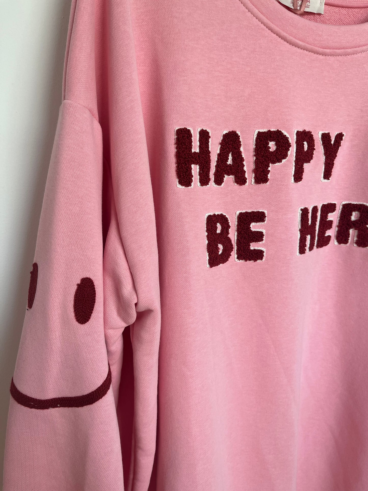 Pullover "Happy" (rosa)