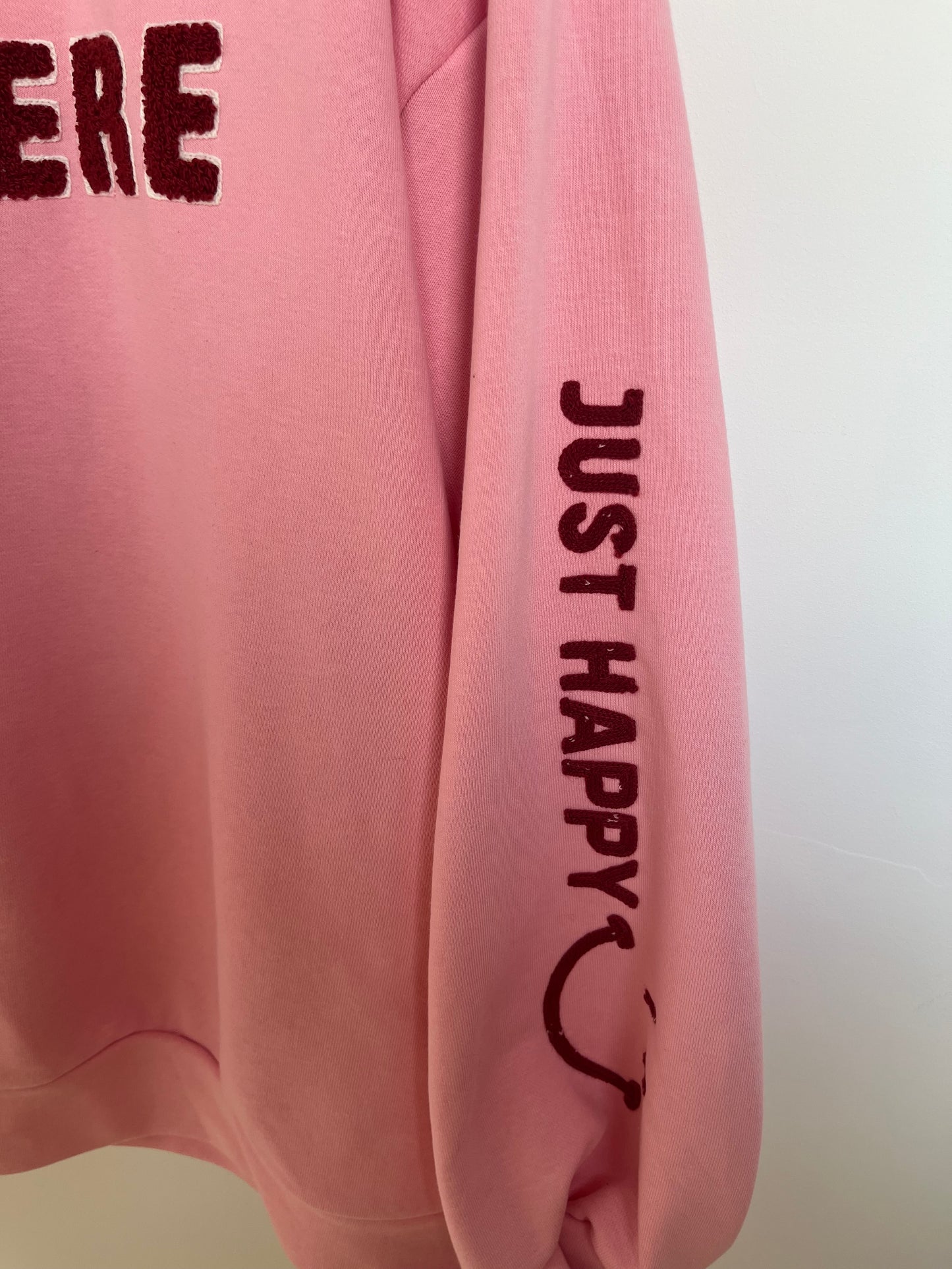 Pullover "Happy" (rosa)