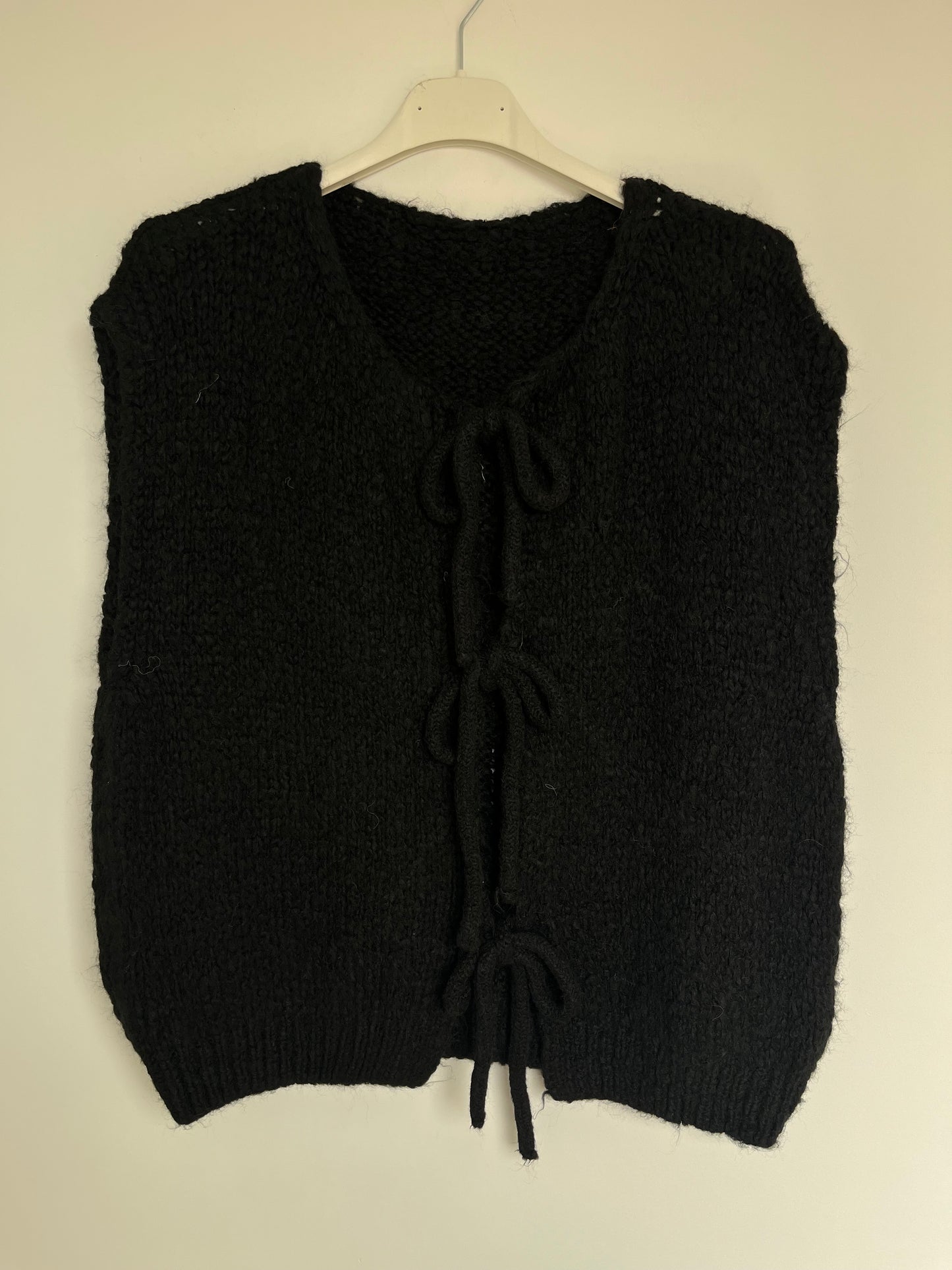 Strickweste "Lara" (schwarz)