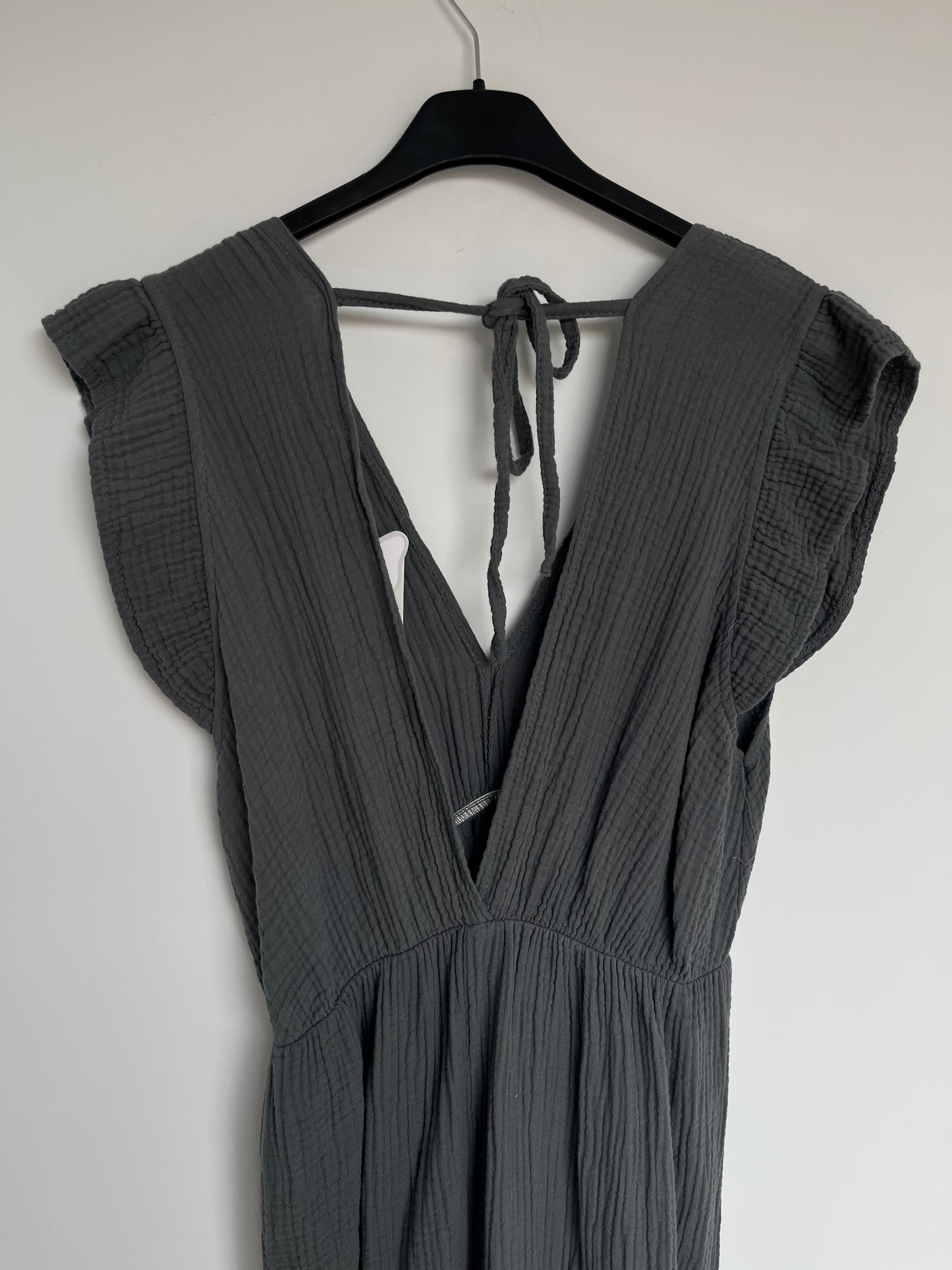 Musselin Kleid "Lena" (grau)