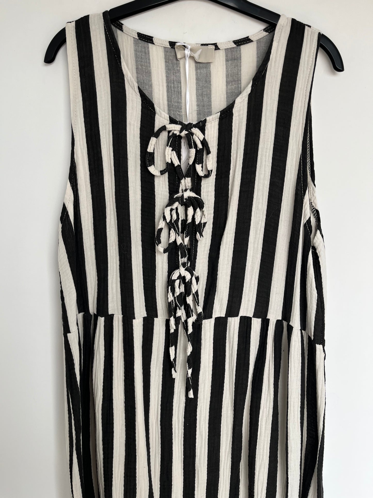 Musselin Kleid "Hilde" (schwarz)