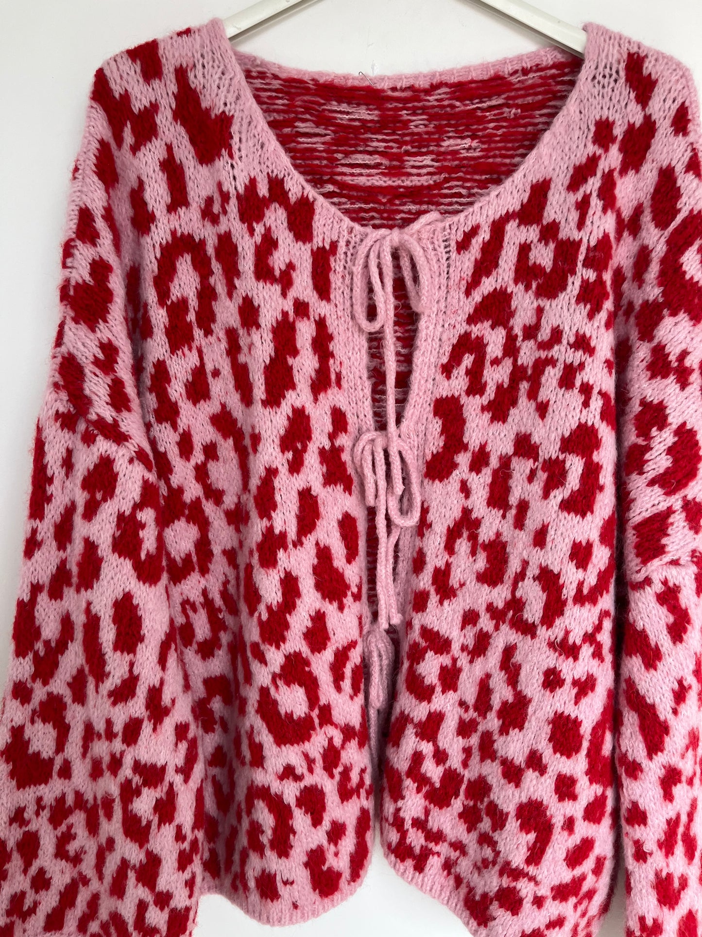 Cardigan "Tina" (Leo - rosa-rot)