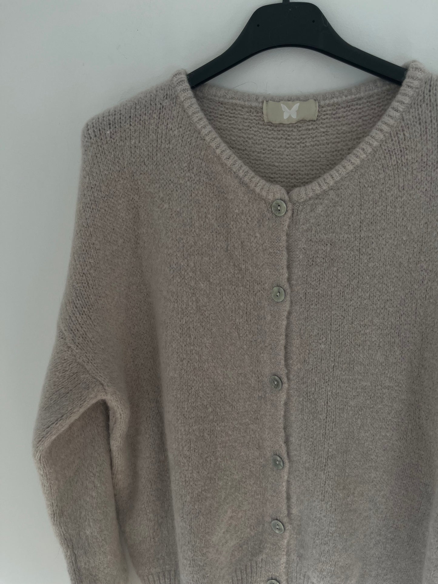 Strickjacke "Alpaka" (beige)