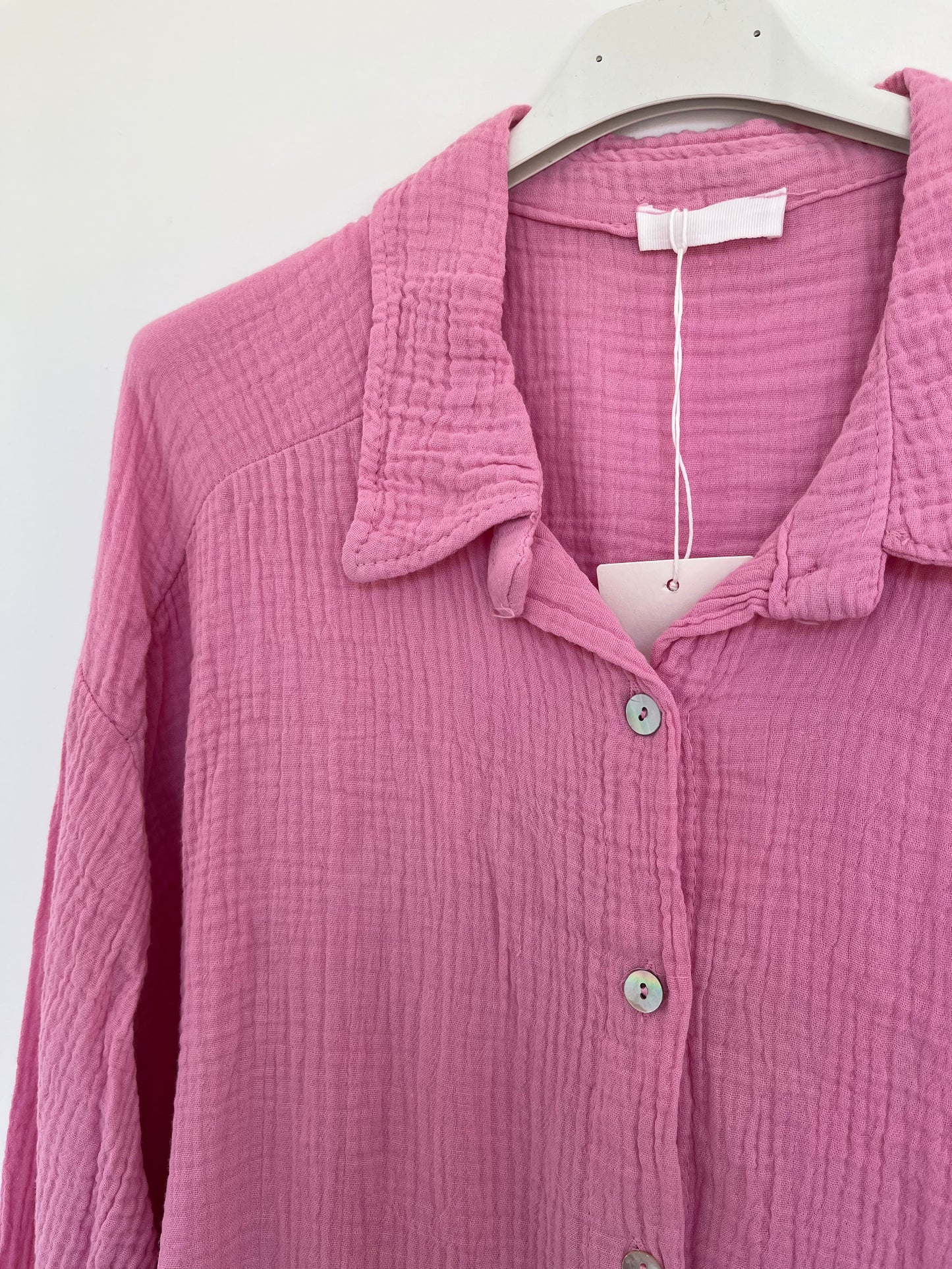 Musselin Bluse "Mia" (rosa/pink)