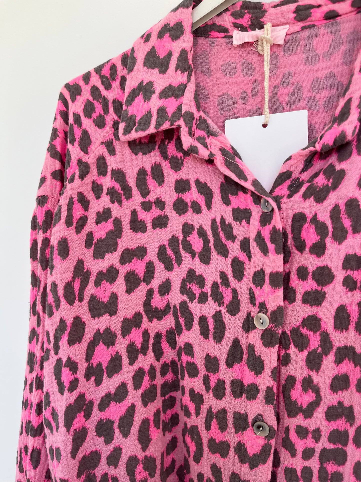 SALE Musselin Bluse Leo (pink-taupe)