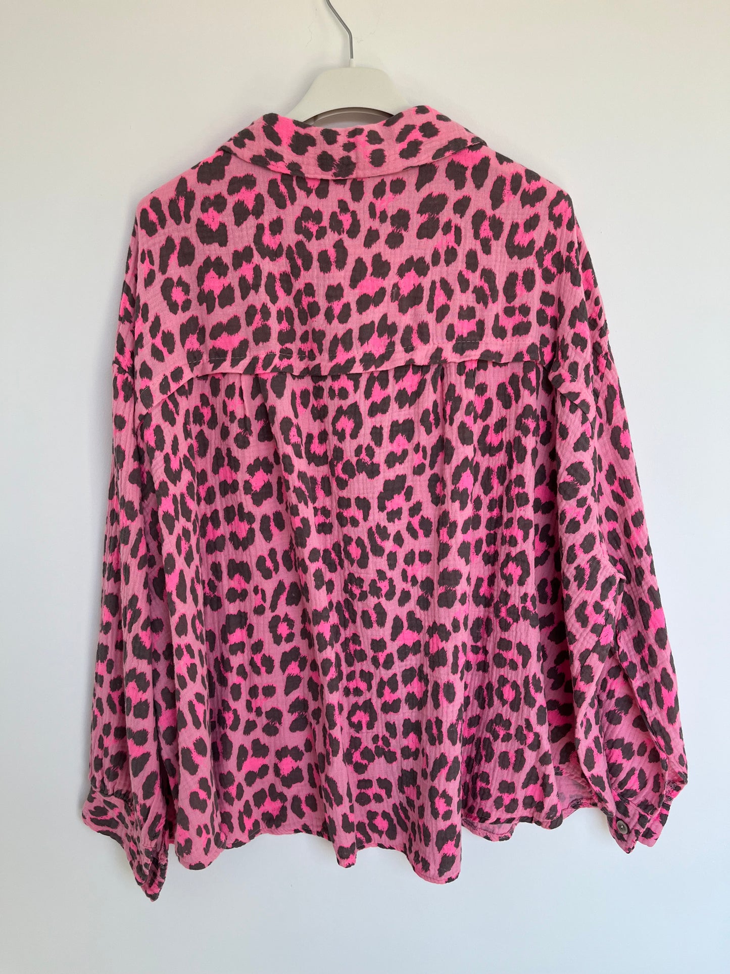 SALE Musselin Bluse Leo (pink-taupe)
