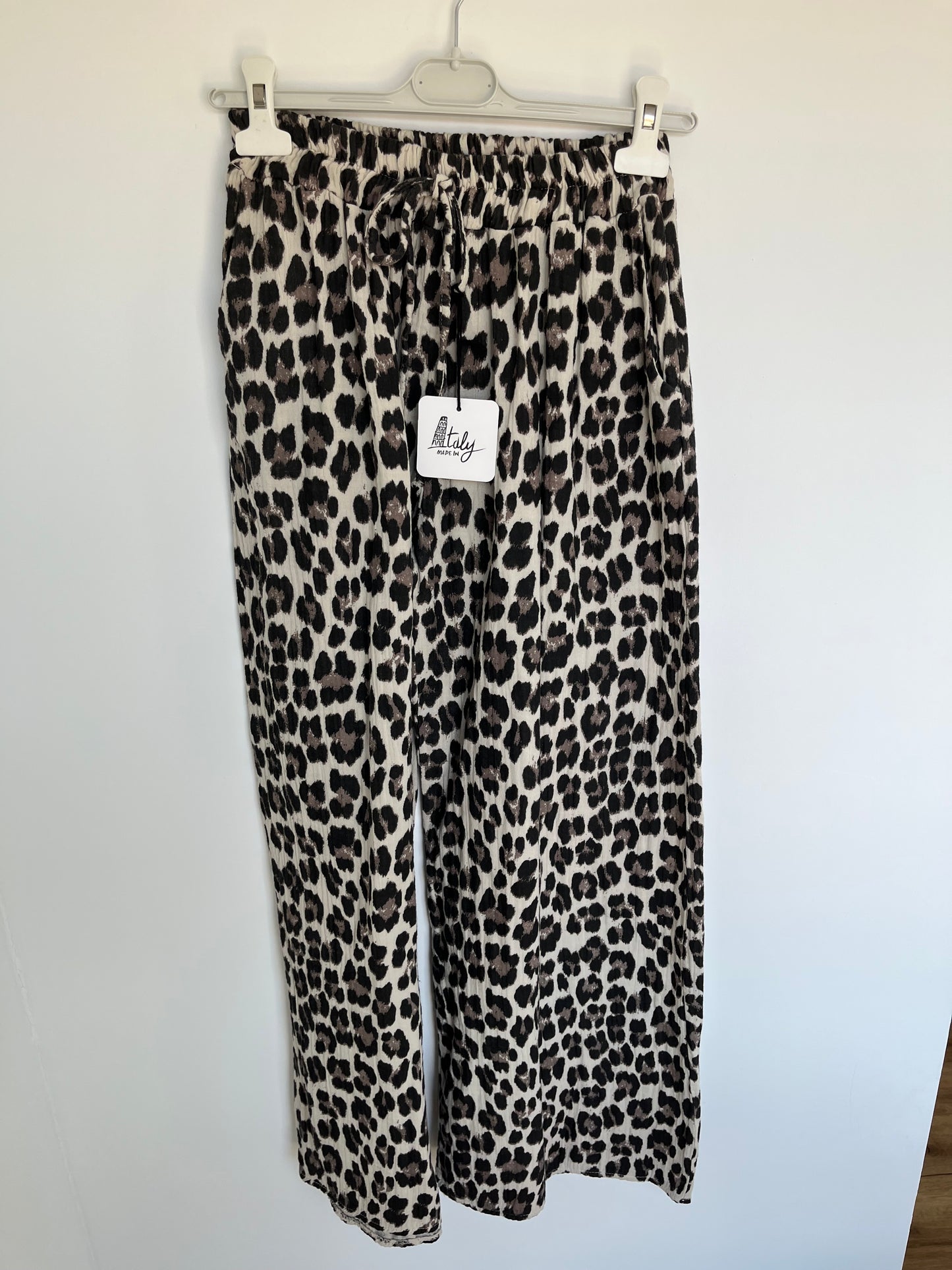 Musselin Hose Leo (beige-braun)