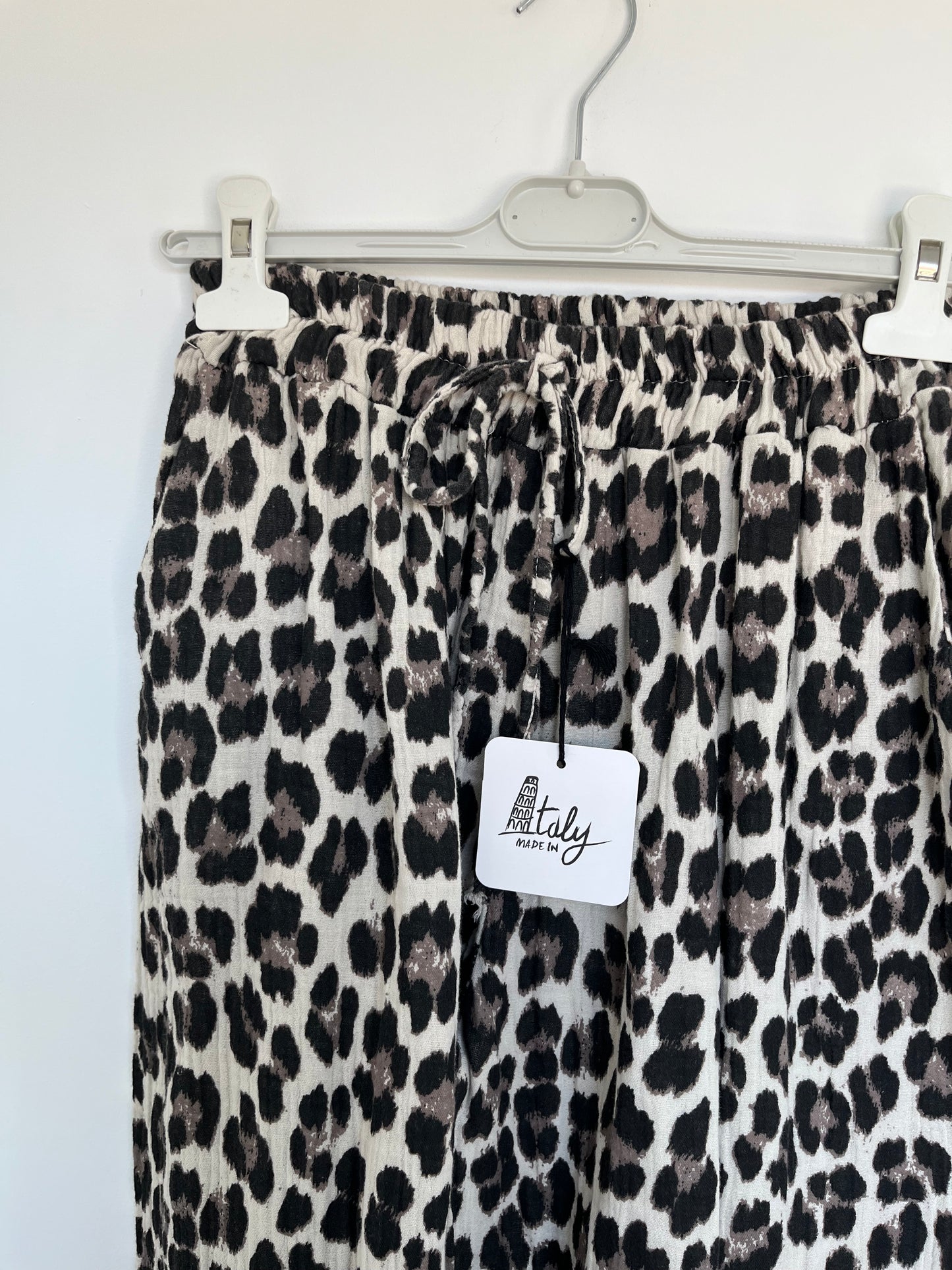 Musselin Hose Leo (beige-braun)