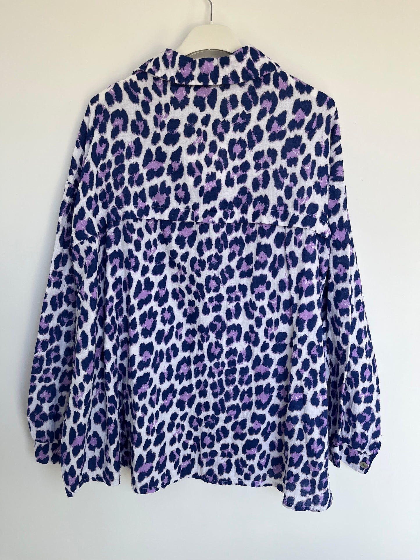 SALE Musselin Bluse Leo (lila)
