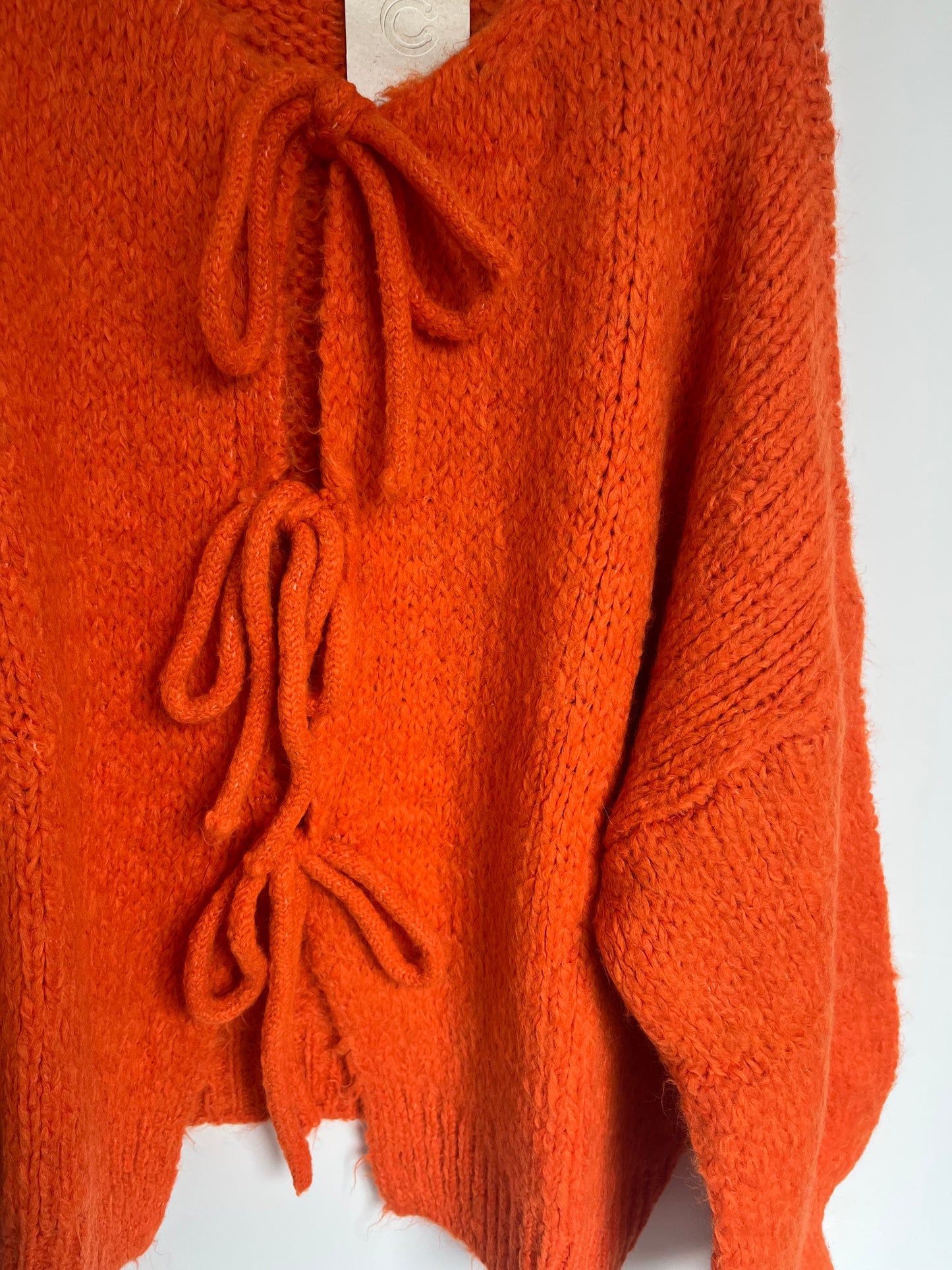 Cardigan Schleifen "Lara" (orange)