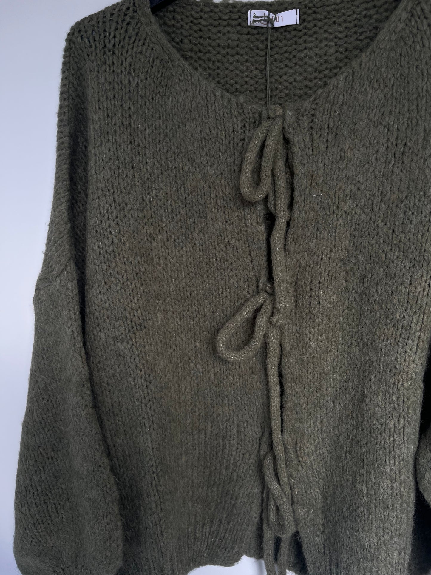 Cardigan Schleifen "Lara" (khaki)