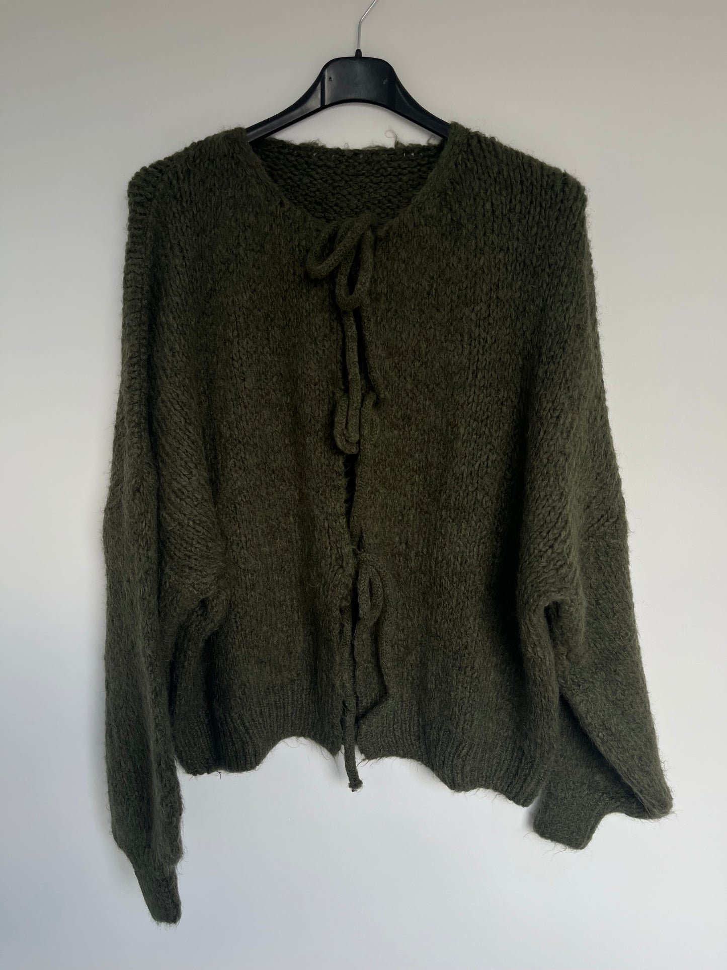 Cardigan Schleifen "Lara" (dunkelgrün)