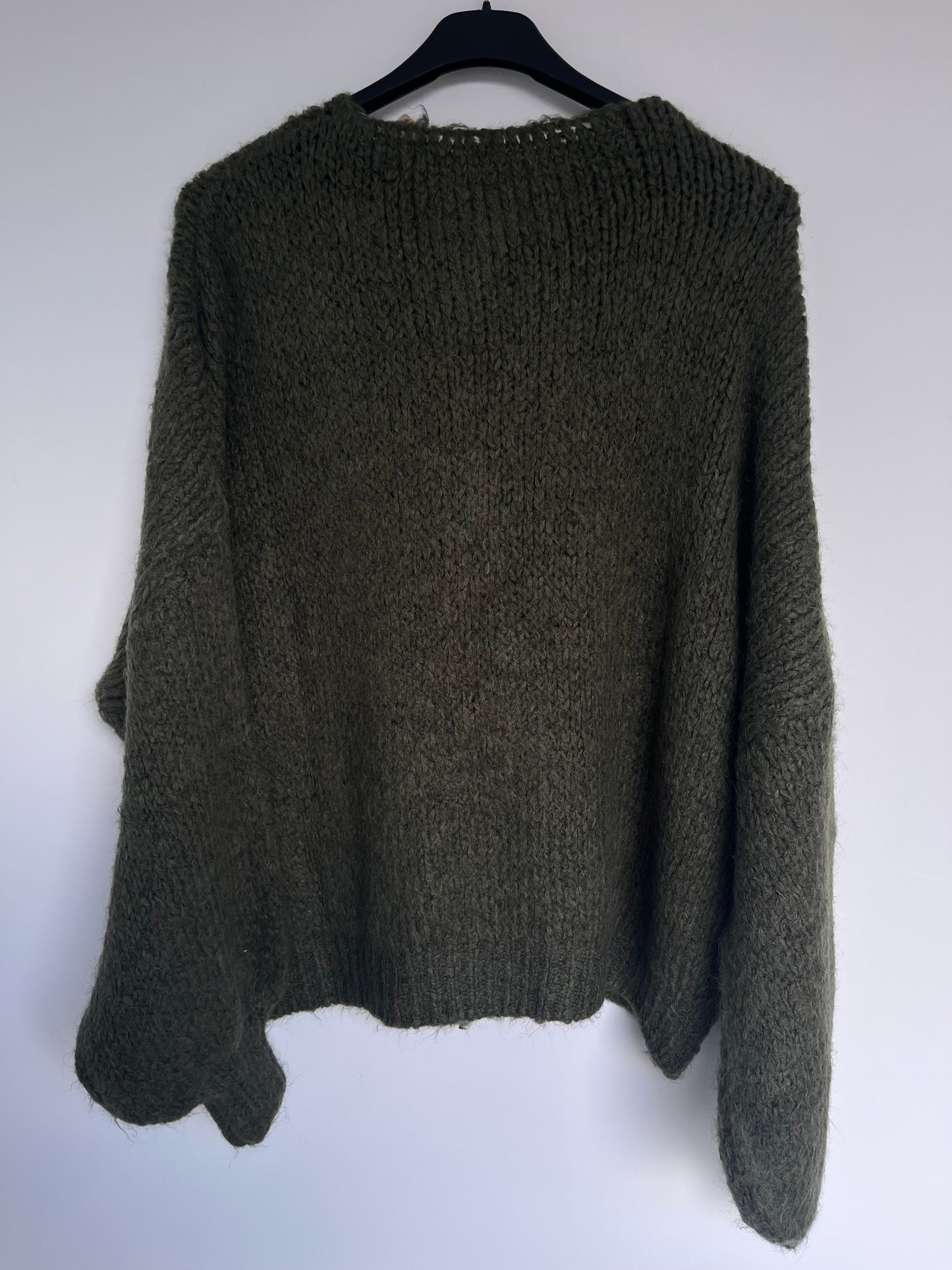 Cardigan Schleifen "Lara" (dunkelgrün)