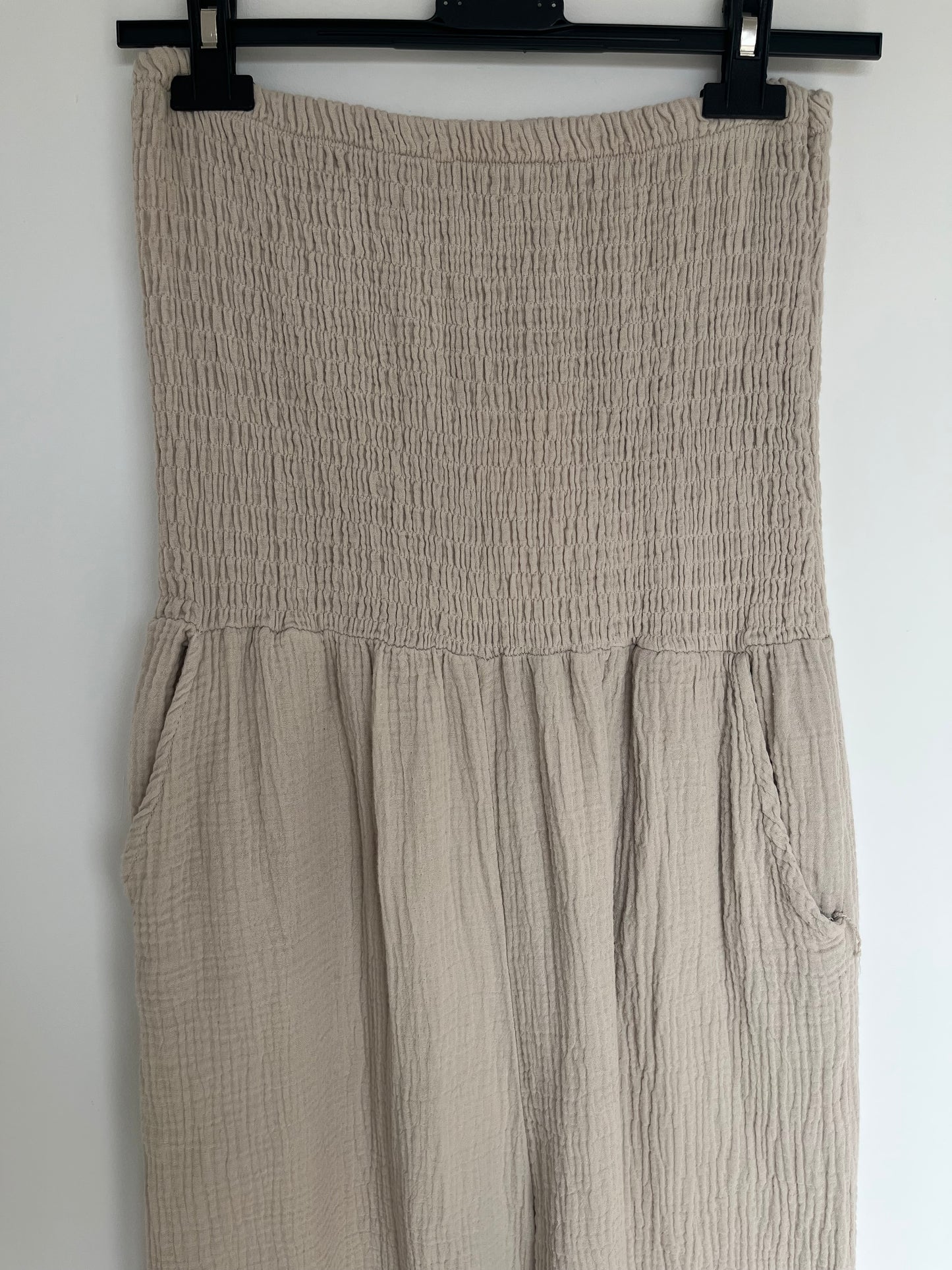 Musselin Jumpsuit "Julia" (beige)
