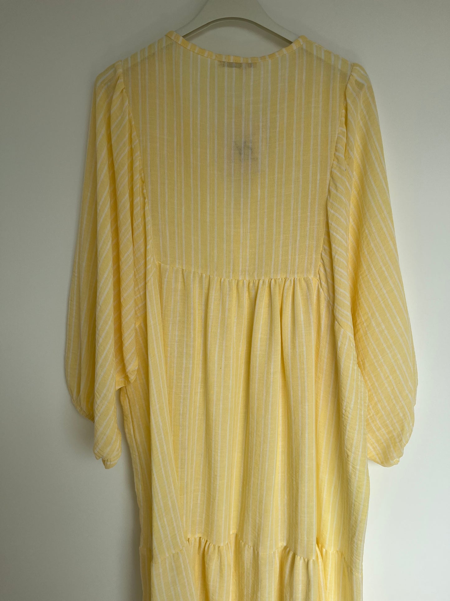 Kleid Leinenmix "Charlotte" (gelb)