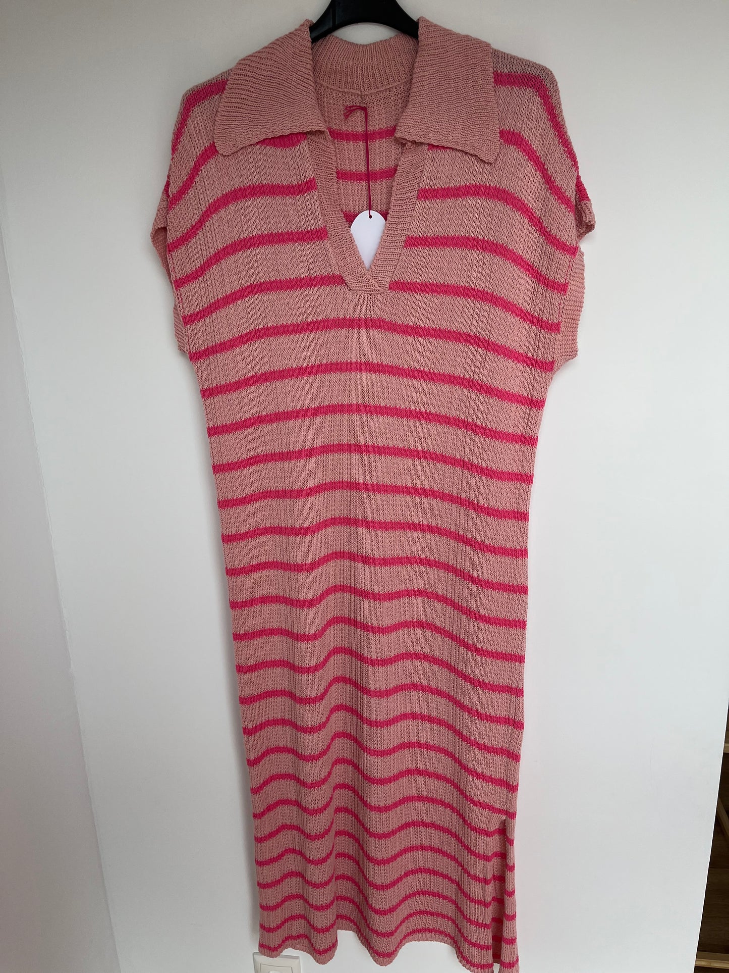 Strick-Kleid "Helena" (rosa-pink)