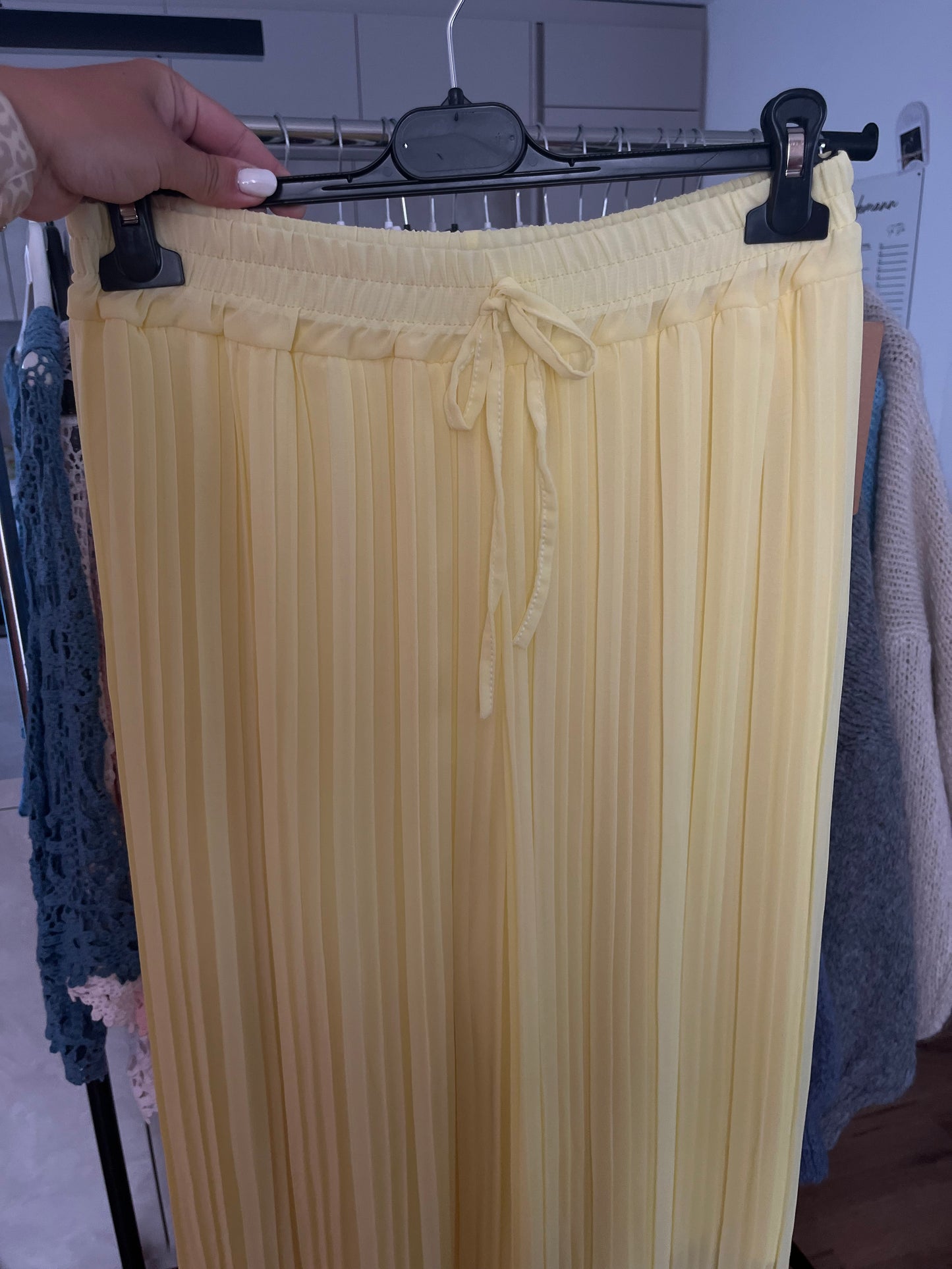 Plissee-Hose "Heidi" (gelb)