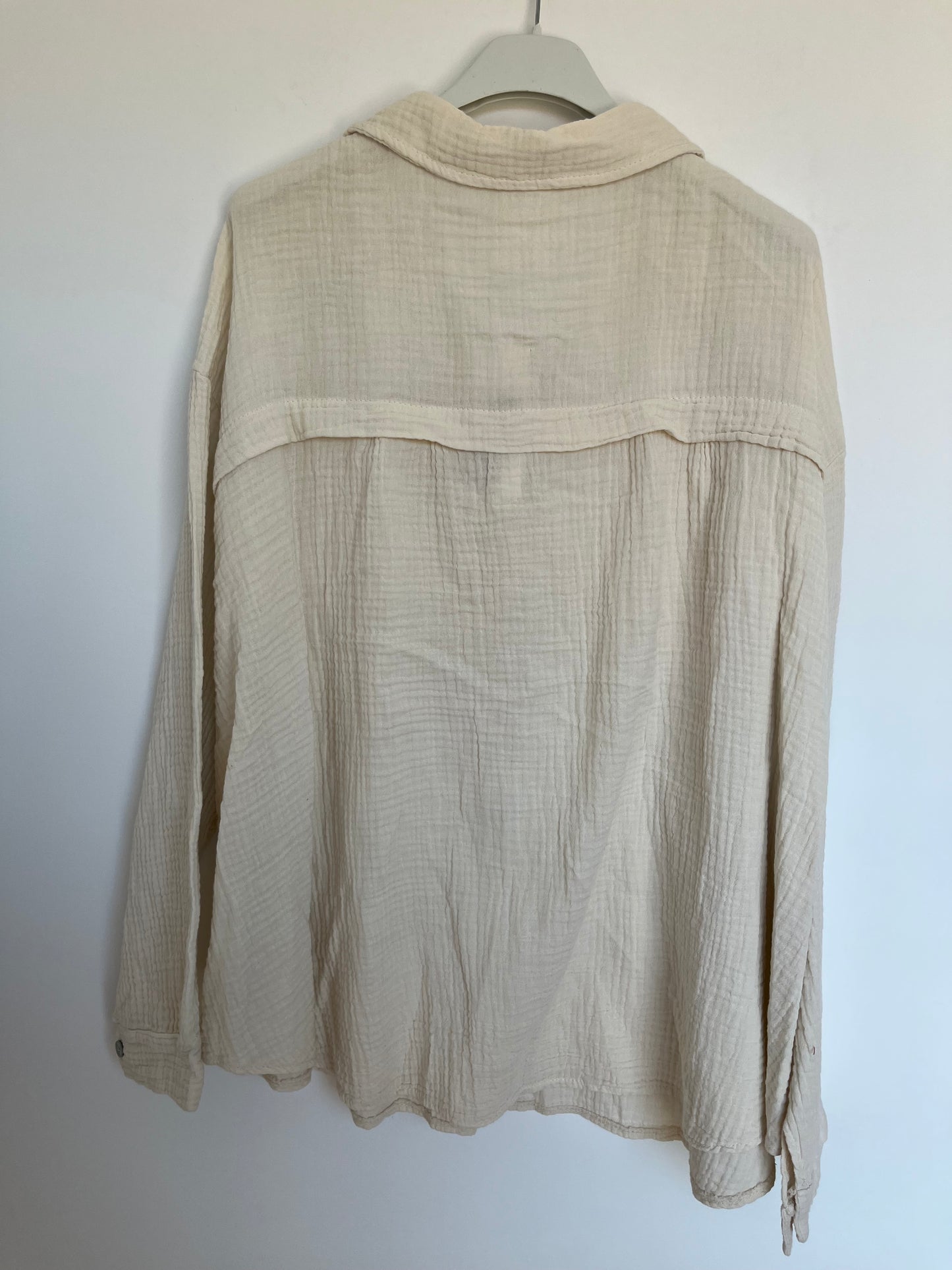 Musselin Bluse "Mia" (creme)