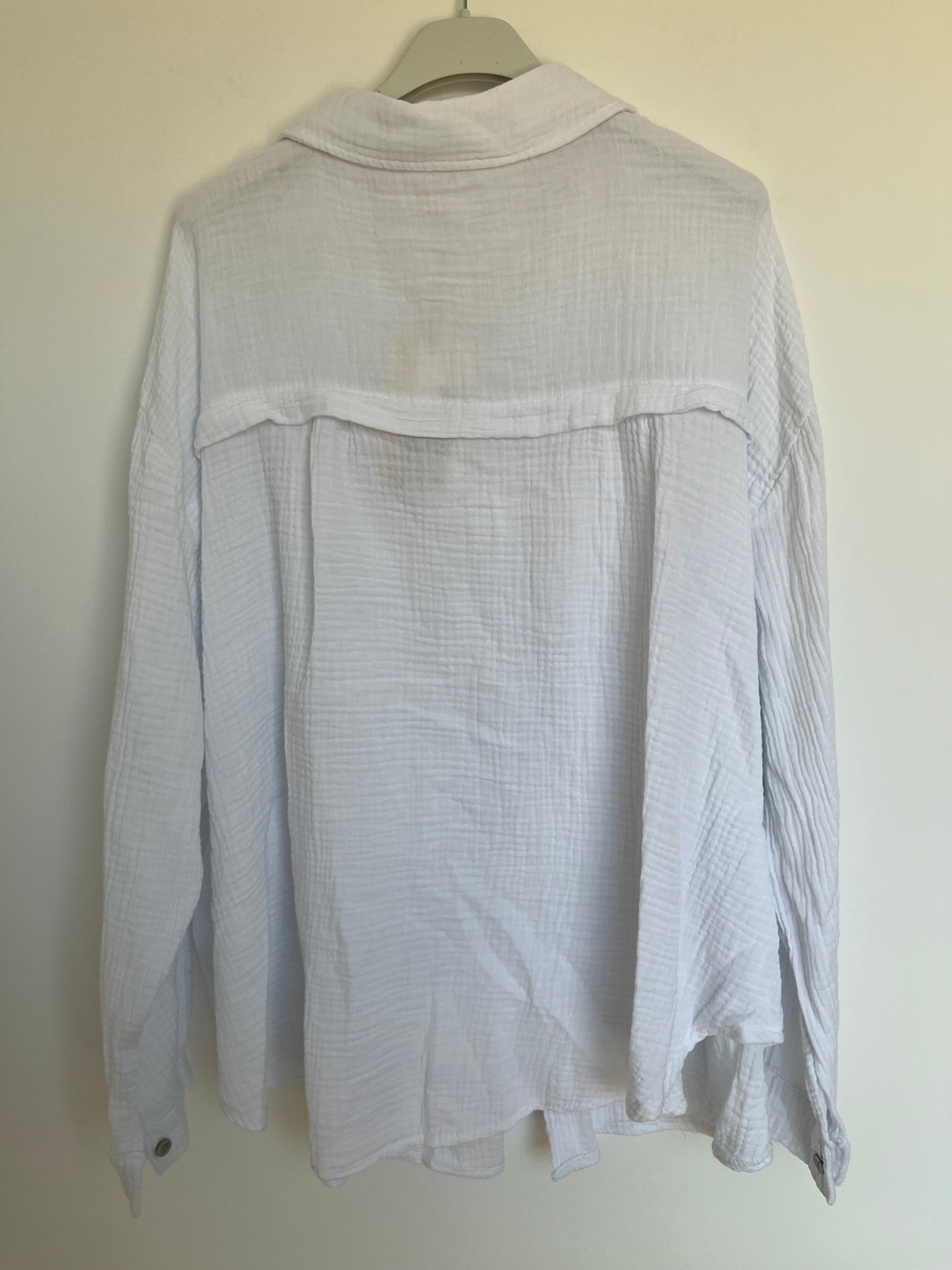 Musselin Bluse "Mia" (weiß)