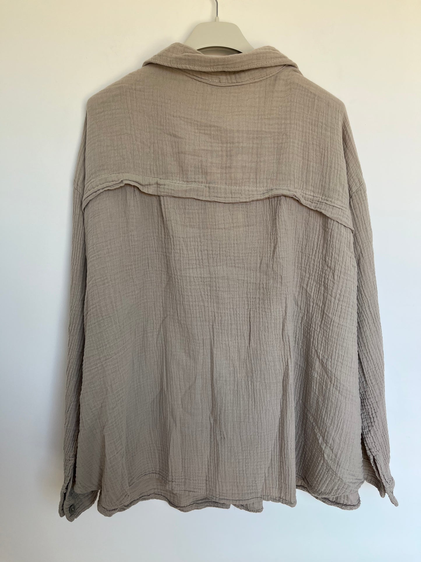 Musselin Bluse "Mia" (beige)