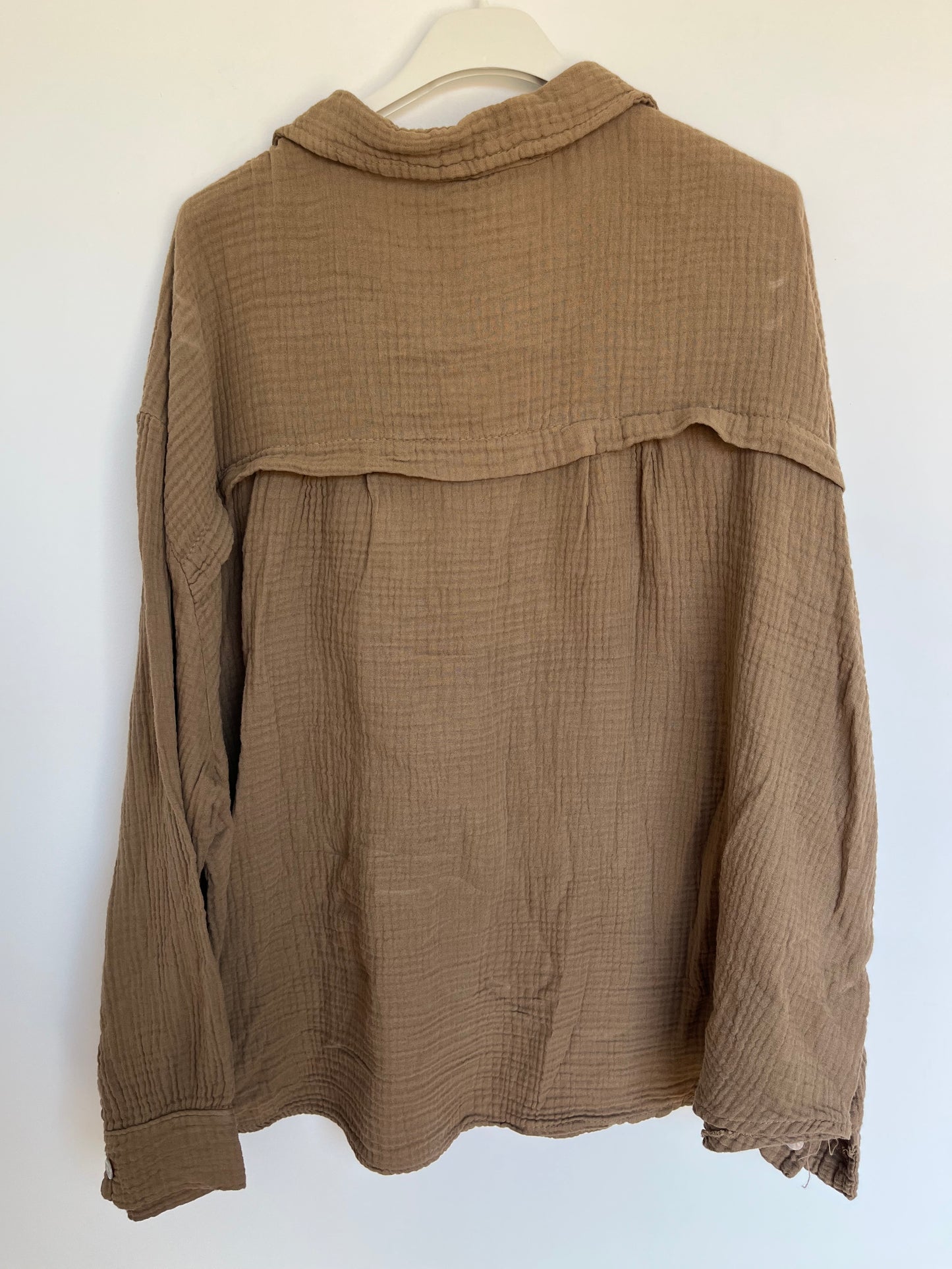 Musselin Bluse "Mia" (camel)