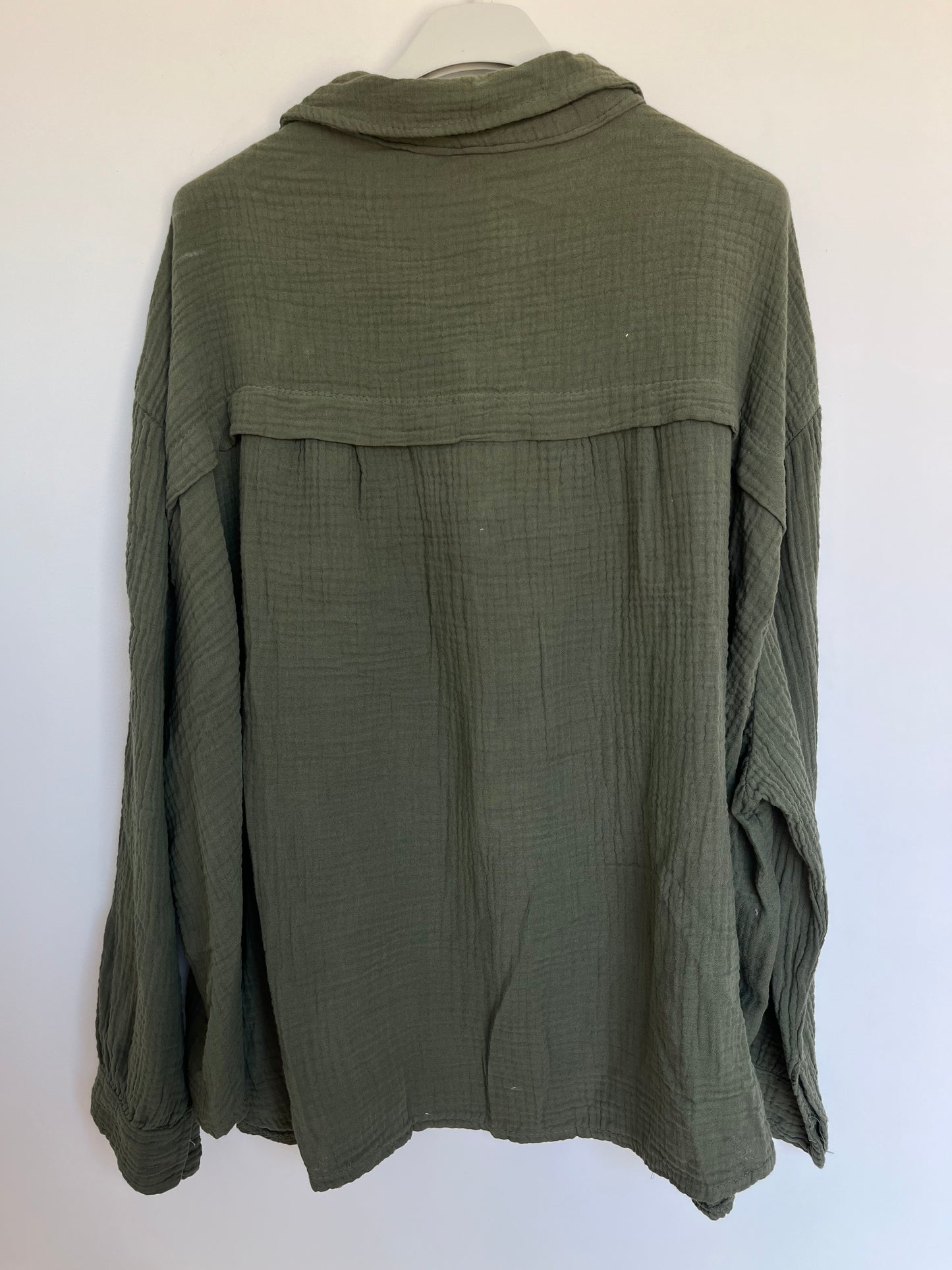 Musselin Bluse "Mia" (khaki)