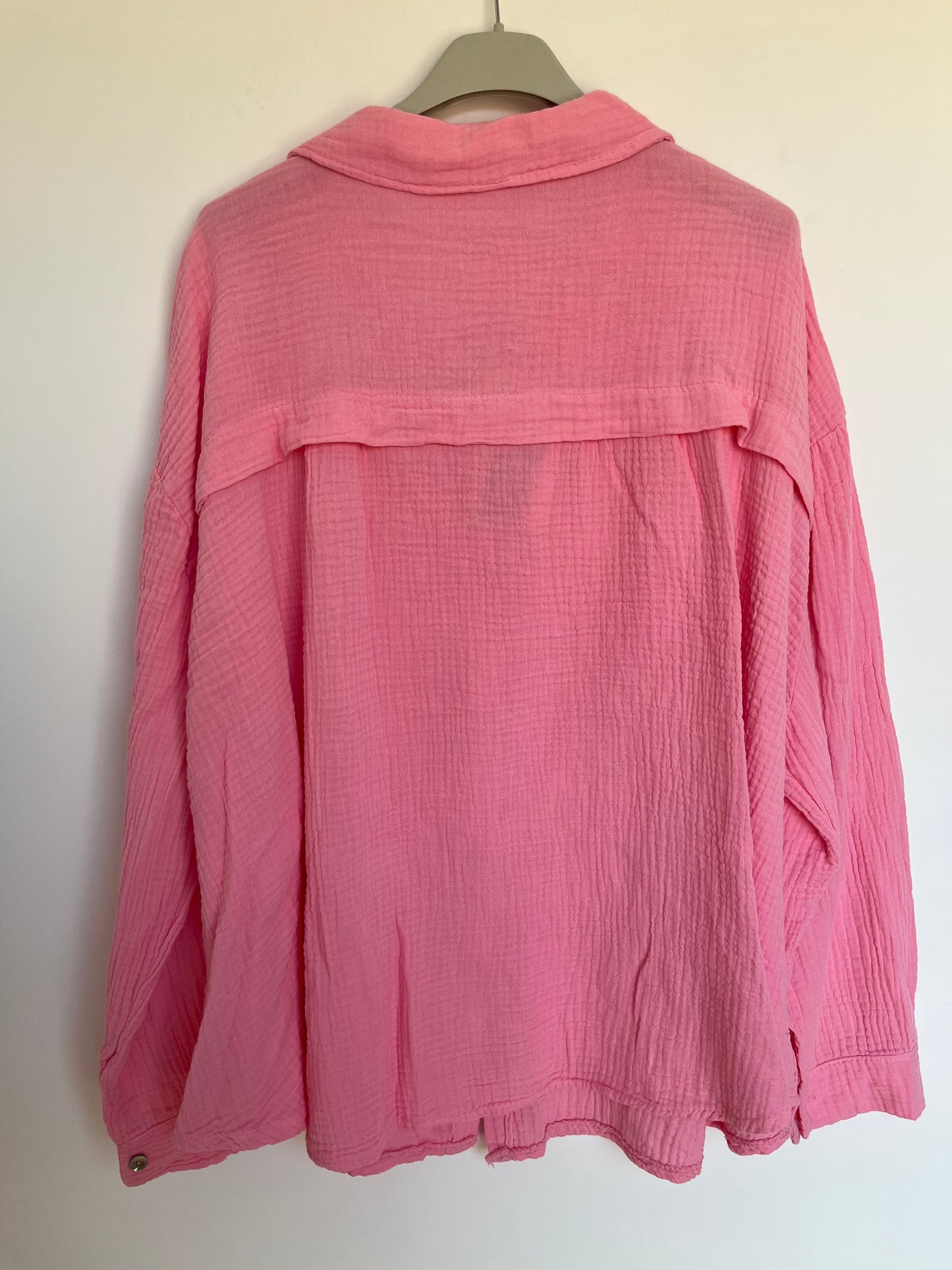 Musselin Bluse "Mia" (bubblegum)