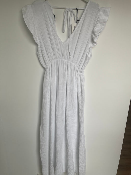 Musselin Kleid "Lena" (weiß)