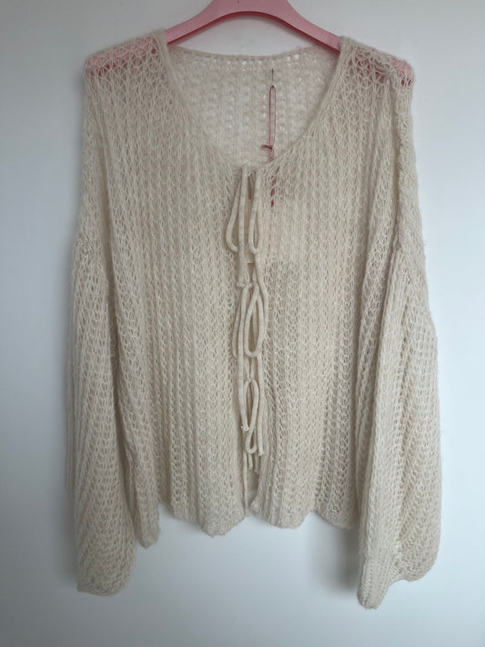 SALE Cardigan "Alina" (creme)