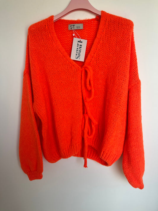 SALE Cardigan "Semia" (orange)