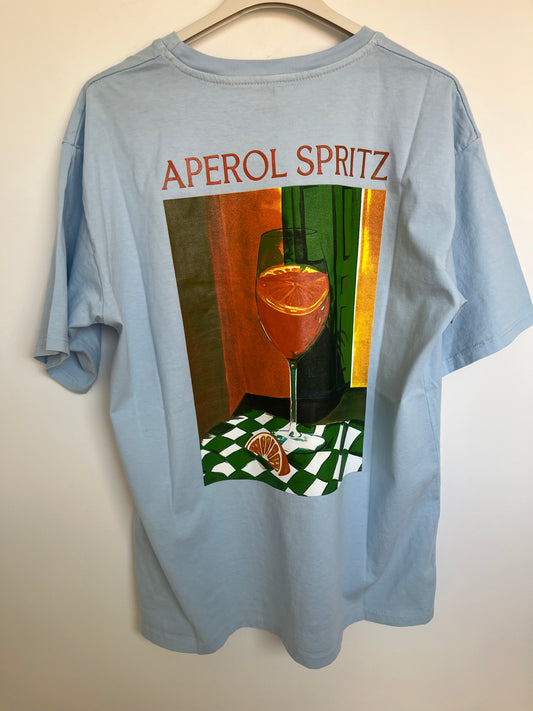 SALE T-Shirt "Aperol" (hellblau)