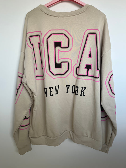 SALE Pullover "Chicago" (beige)
