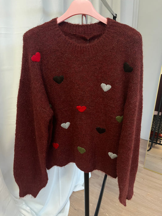 Pullover "Herzi" (rot)