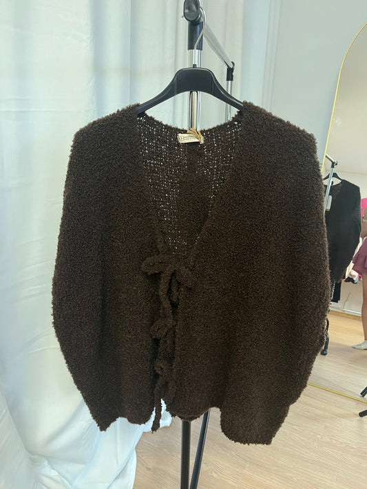 Boucle Weste "Laura" (braun)