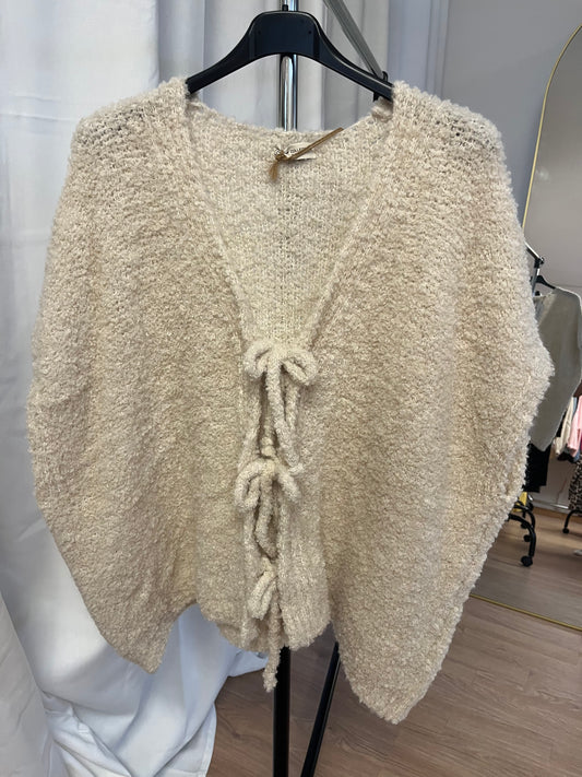 Boucle Weste "Laura" (creme)