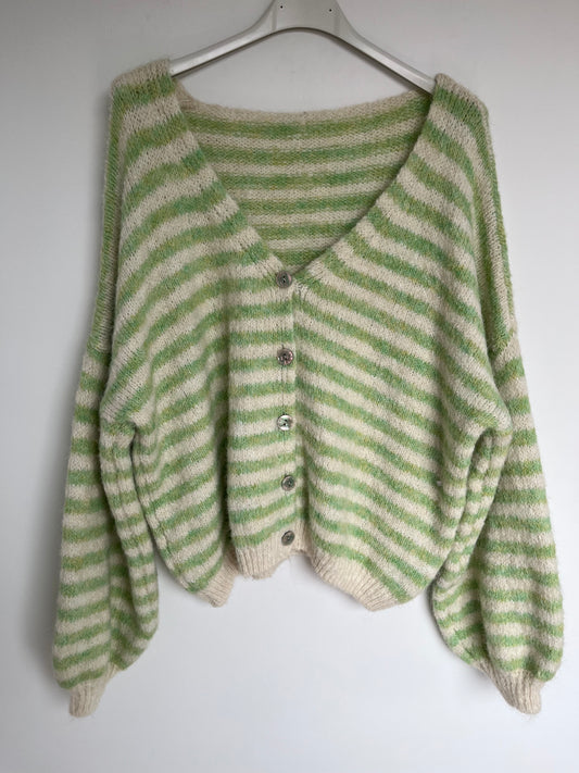 Cardigan "Celine" (hellgrün)