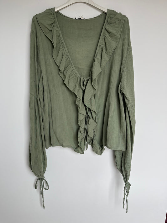 Bluse "Flow" (khaki)