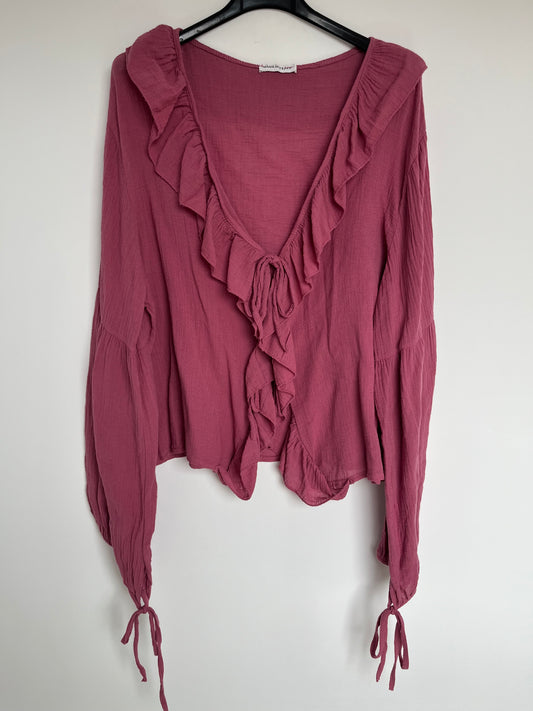 Bluse "Flow" (beere)