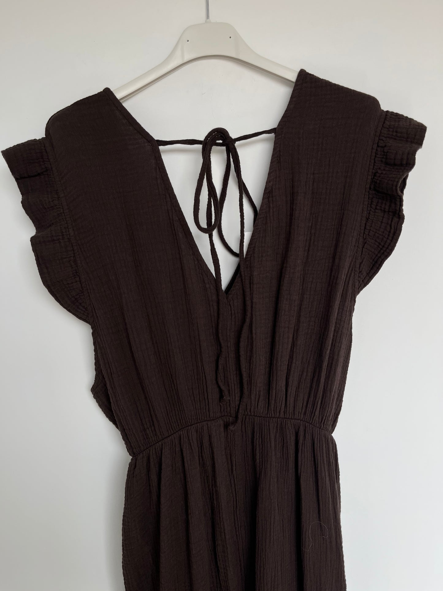 Musselin Kleid "Lena" (braun)