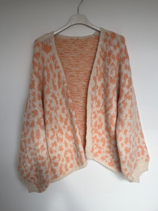 Cardigan "Leo Love" (peach)