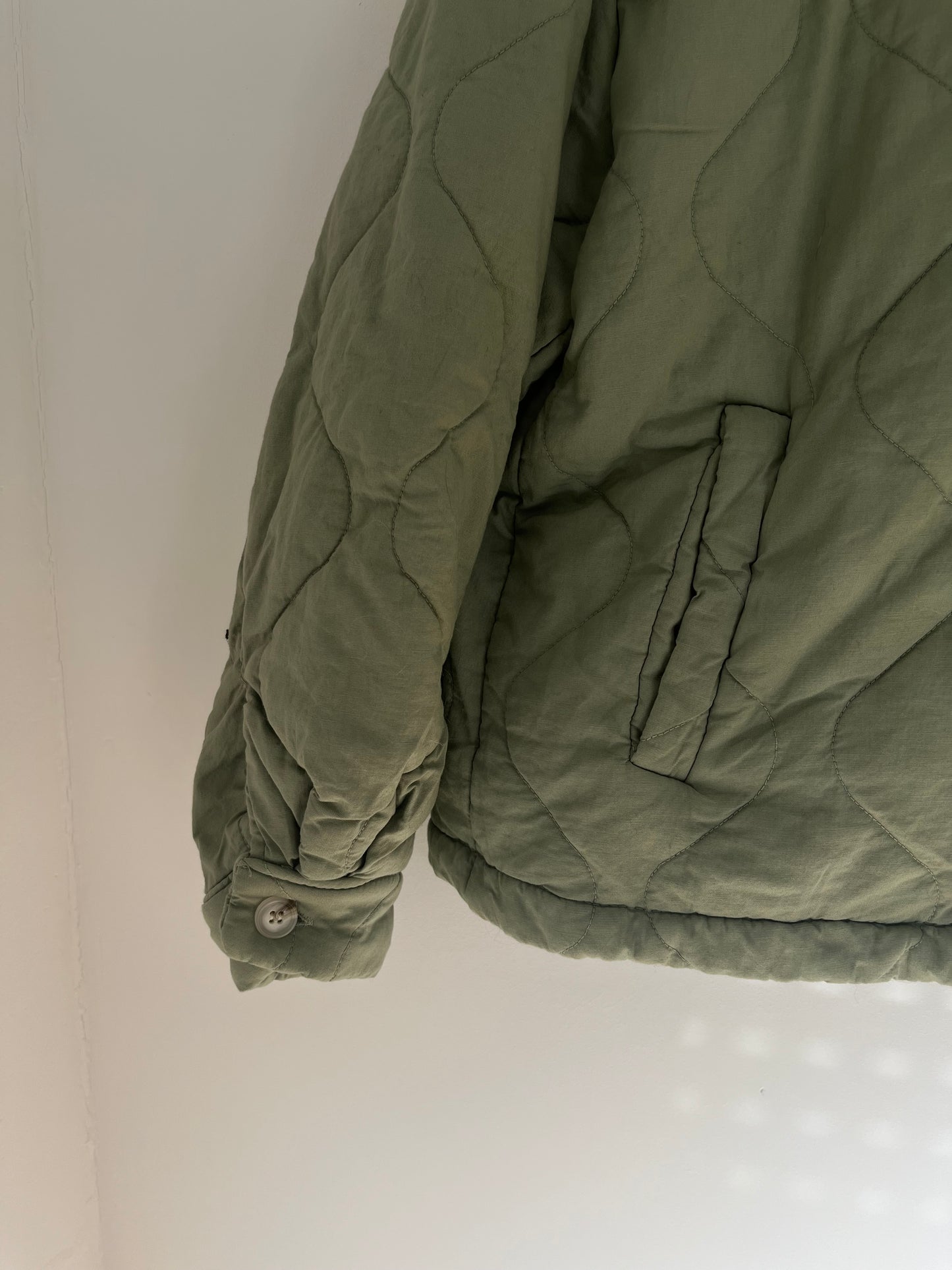 Steppjacke Musselin Innenfutter (khaki)