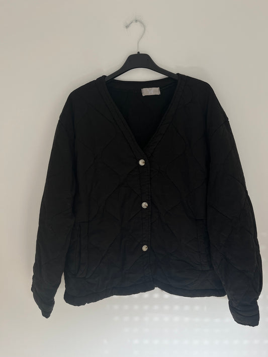 Steppjacke Musselin Innenfutter (schwarz)