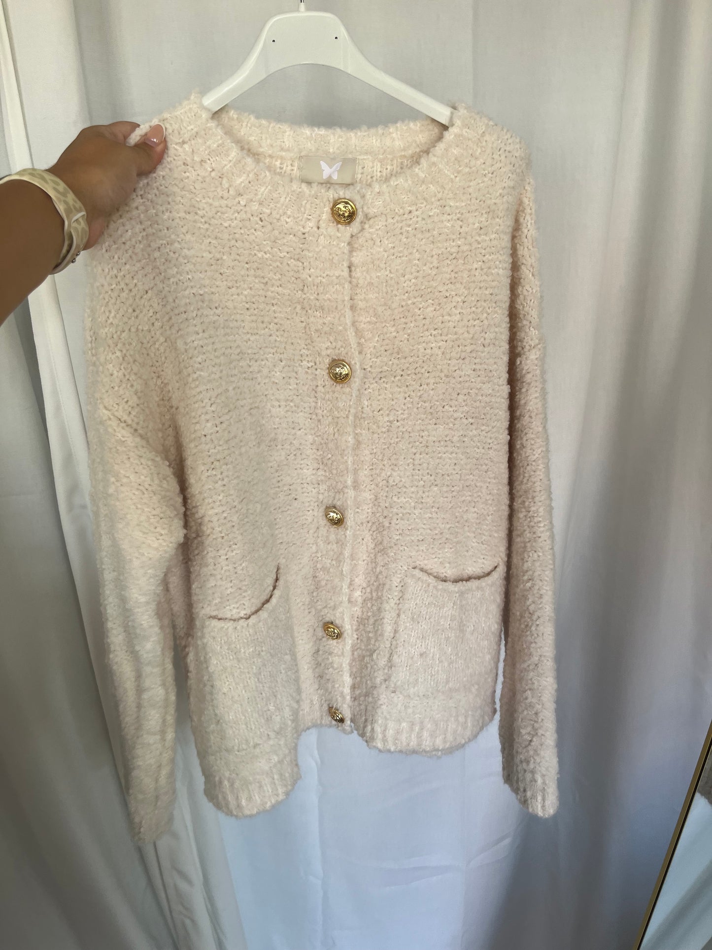 Cardigan Boucle (beige)