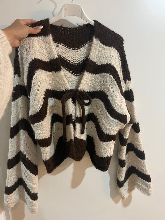 Cardigan "Fee" (braun)