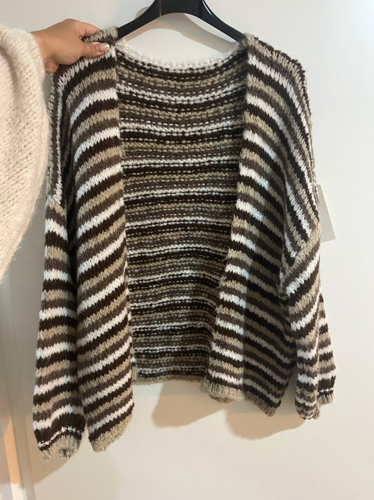 Cardigan "Alma" (braun)