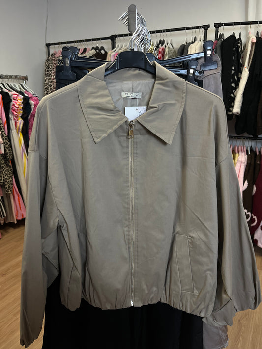 Ballonjacke "Parka" (taupe)